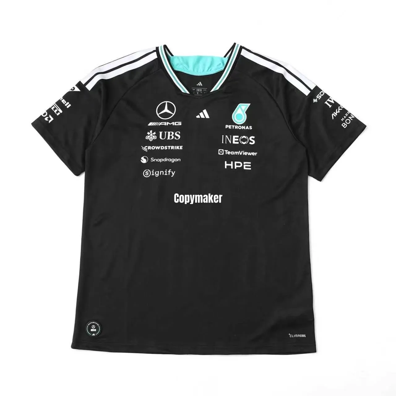 【618新品】AD × MERCEDES-AMG 聯名款 PETRONAS F1 一級方程式車隊 透氣短袖T恤 二色