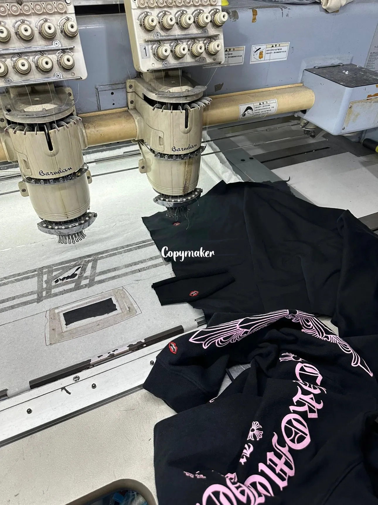 【預售】【雙11福利】Chrome Hearts 23FW 粉色十字花梵文字母 連帽衛衣帽衫帽T 克羅心