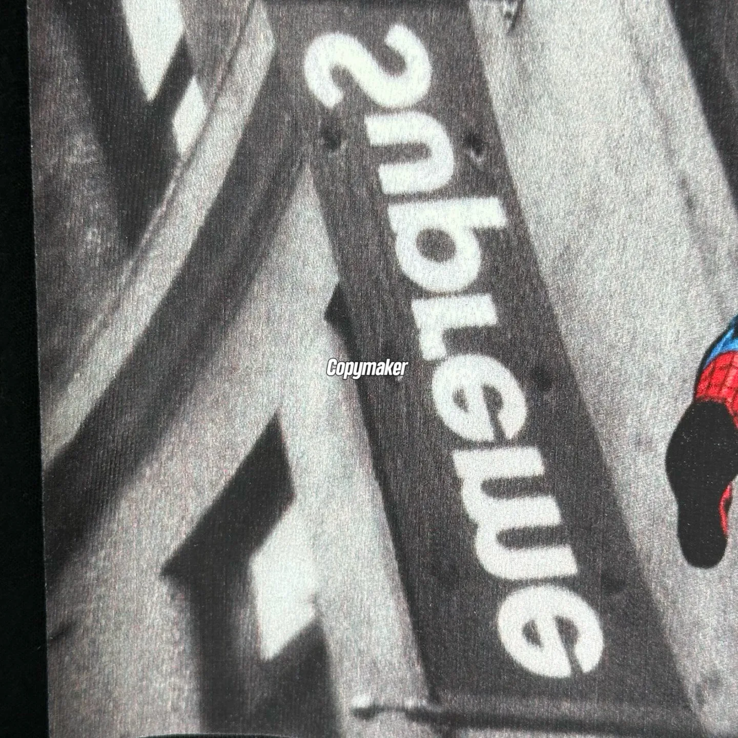 【預售】Sup SS26 WEEK1 Spider-Man Tee 蜘蛛人人物圖像短袖T恤 黑/白