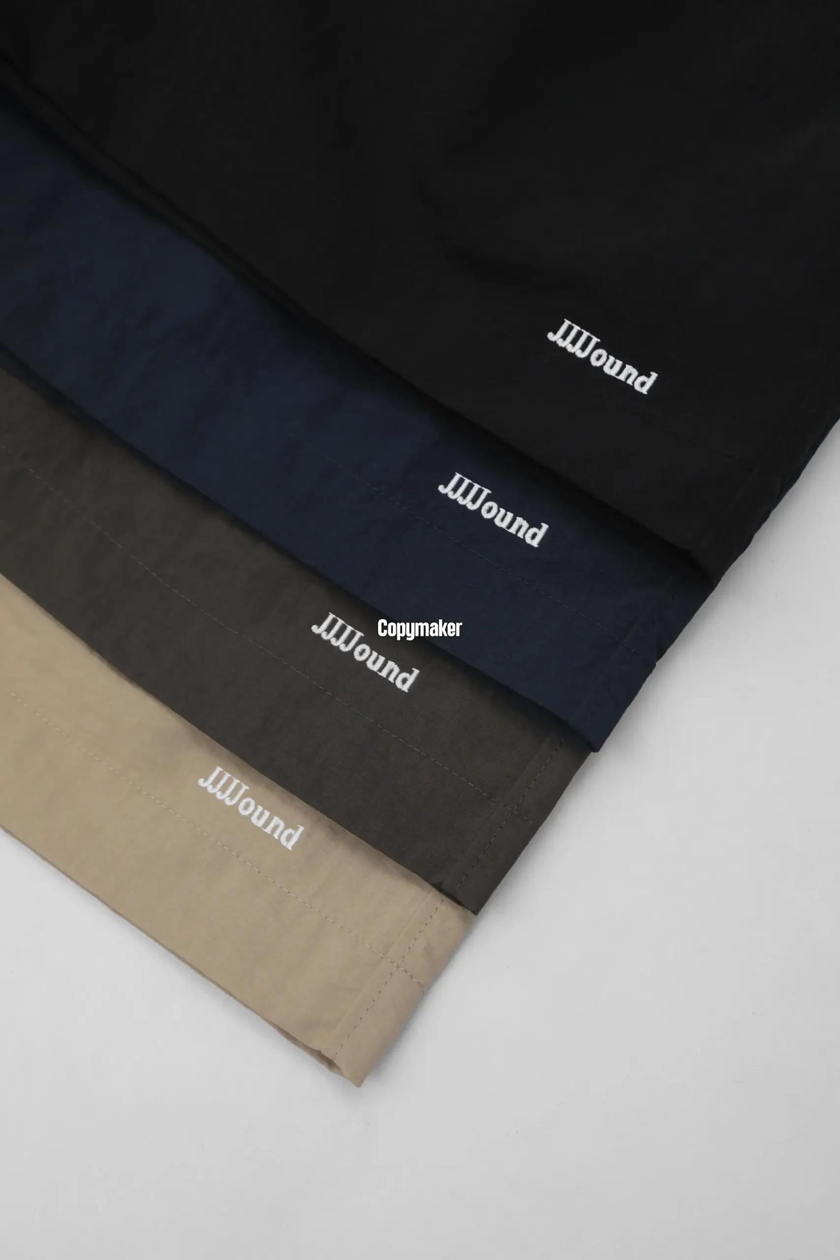 【預售】JJJJound 26SS Camper Short 素色簡約刺繡logo 尼龍透氣短褲五分褲休閒短褲 四色