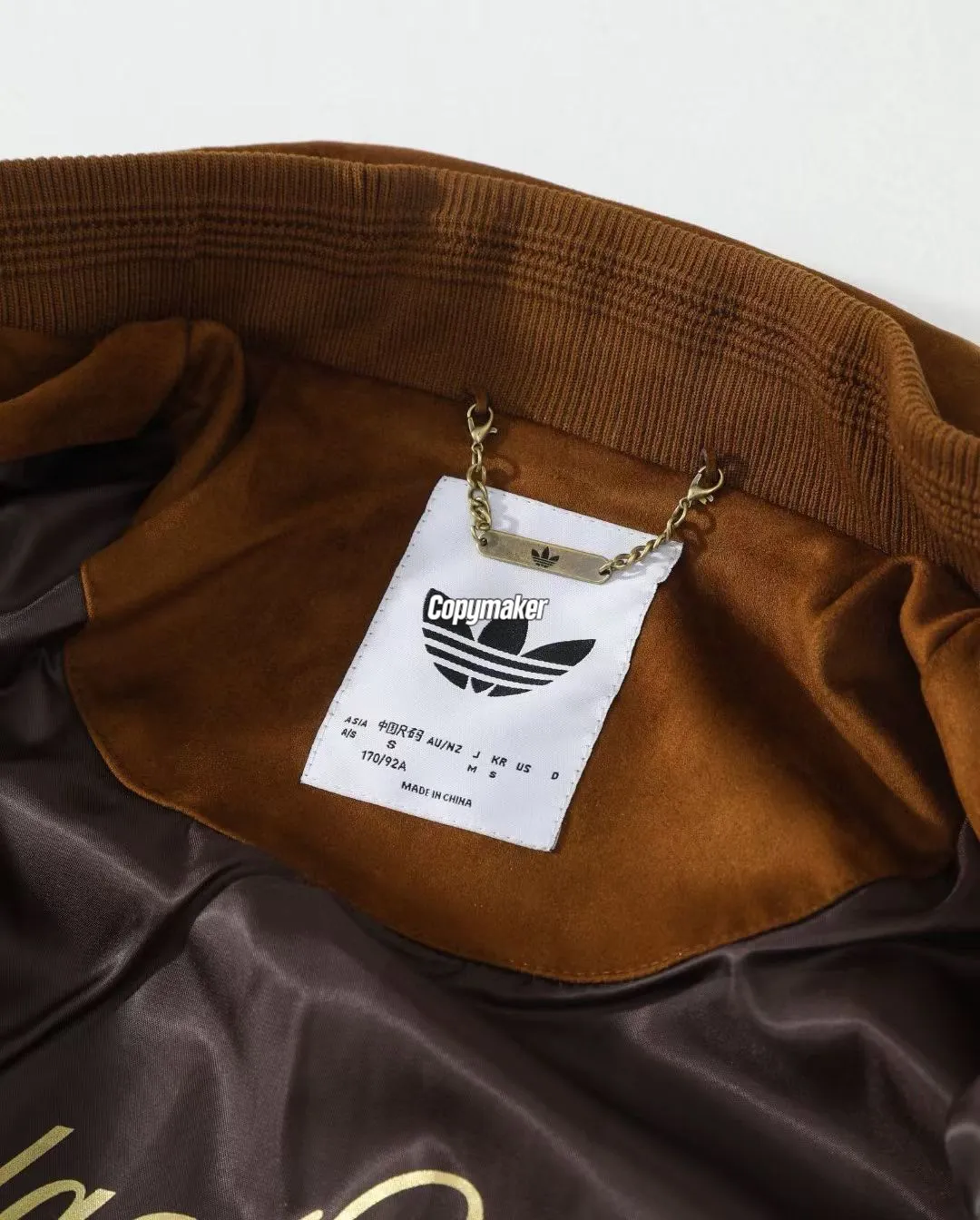 【預售】AD originals 26SS Leather Jacket 復古條紋 麂皮拉鍊夾克外套
