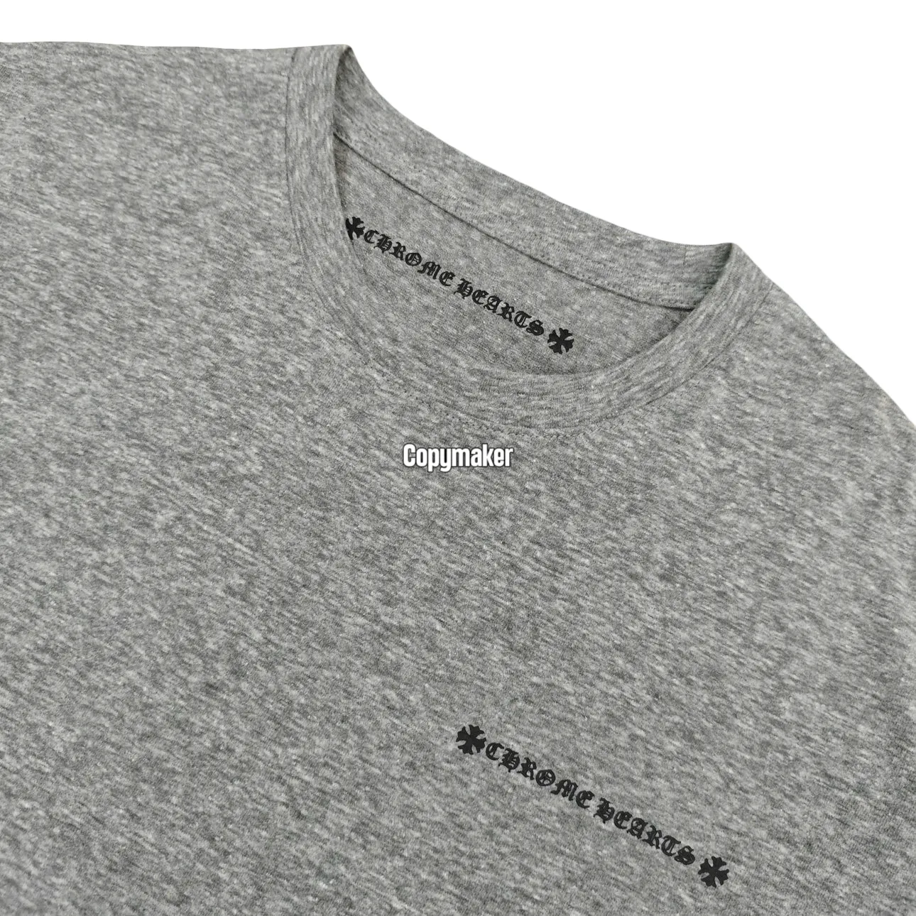 【預售】Chrome Hearts 25SS 胸前小字 後背寶劍印花 短袖T恤 CH克羅心 灰色