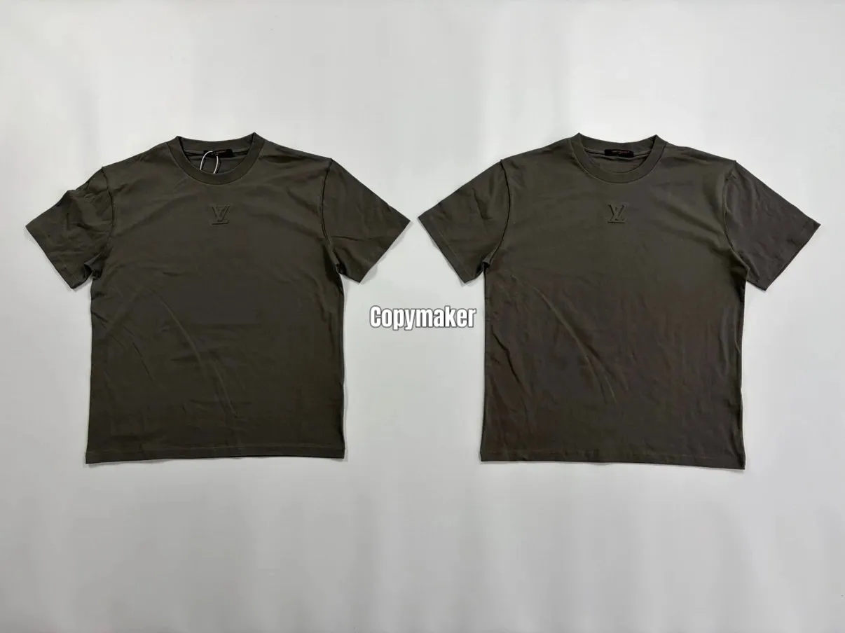 【618新品】【過驗】1V 26SS Embossed T-Shirt 壓紋浮雕經典logo 重磅簡約素色 短袖 T恤 三色