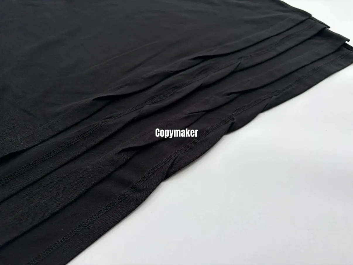 【618新品】【過驗】巴黎 BLC 26SS Loop Sport 單環循環刺繡logo Polo衫短袖T恤 黑色