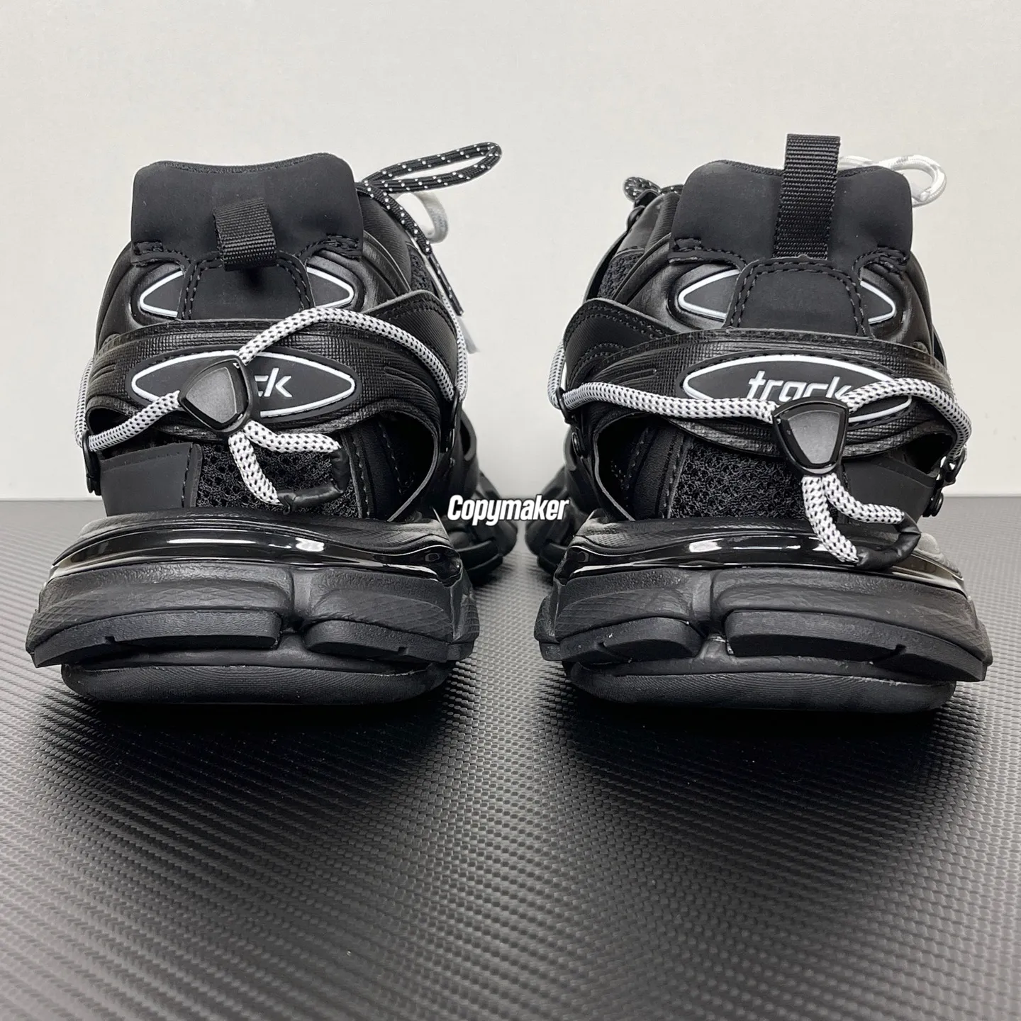 【預售】巴黎 BLC Track 三代 綁帶機能復古老爹鞋休閒鞋 黑色