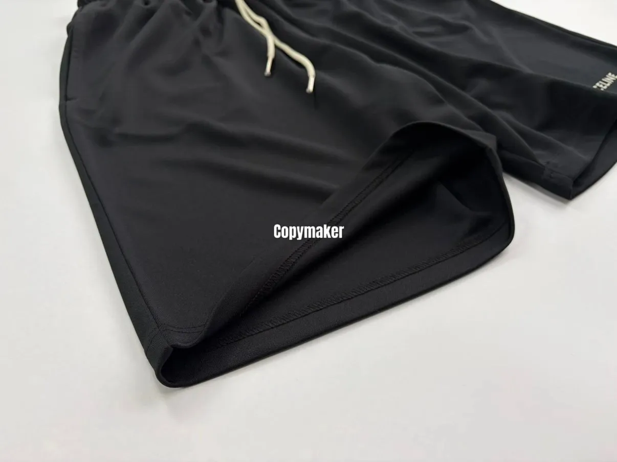 【618新品】【過驗】CELIN 26SS 小logo 簡約素色 透氣排汗 短褲休閒褲 黑色