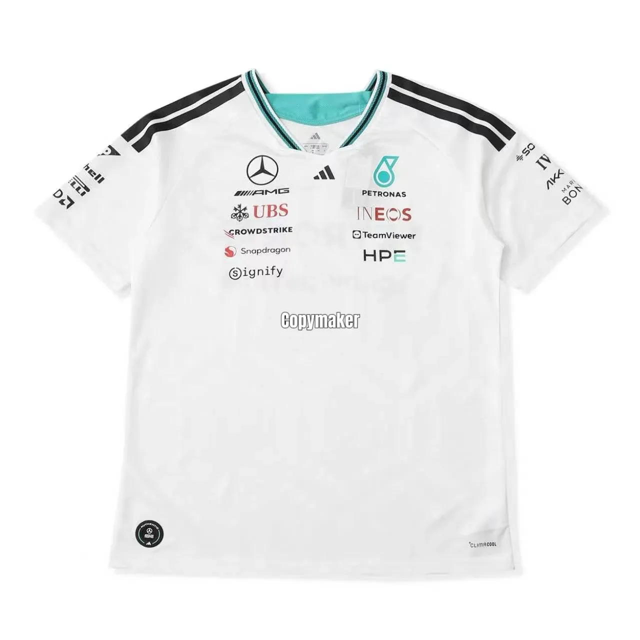 【618新品】AD × MERCEDES-AMG 聯名款 PETRONAS F1 一級方程式車隊 透氣短袖T恤 二色