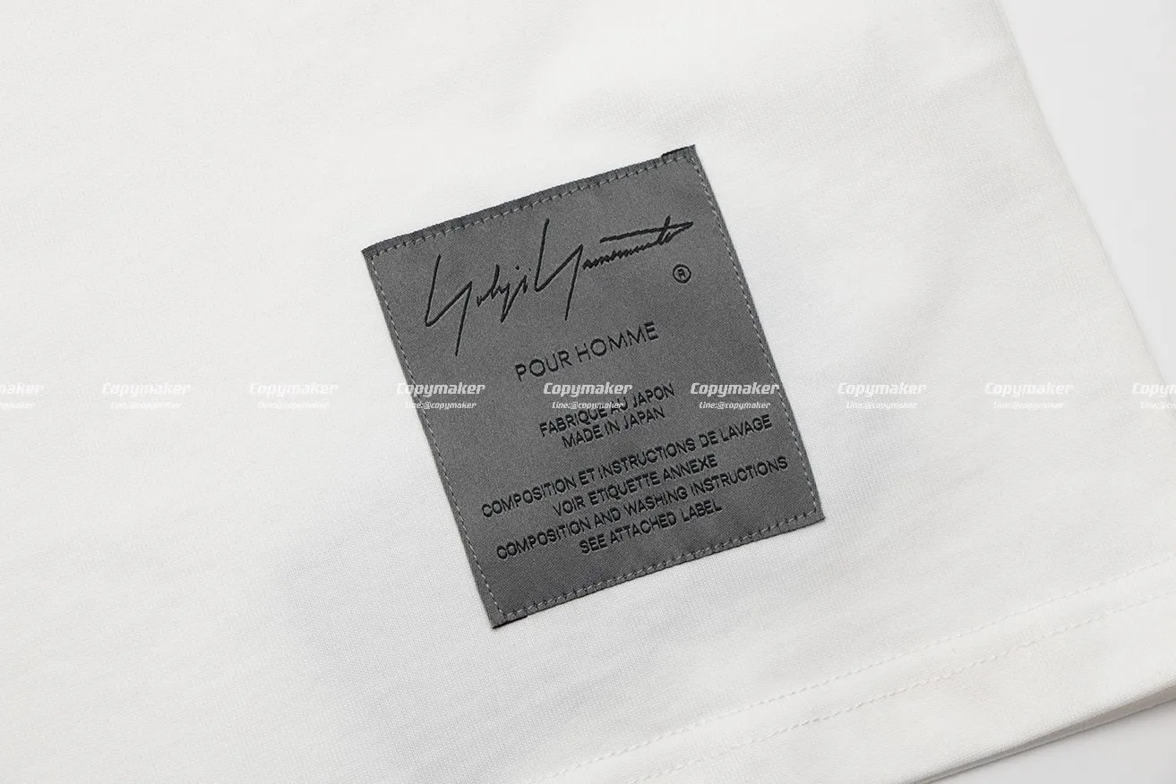 NEIGHBORHOOD x Yohji 23SS 聯名 山本耀司 NBHD 簽名標語骷髏 短袖T恤