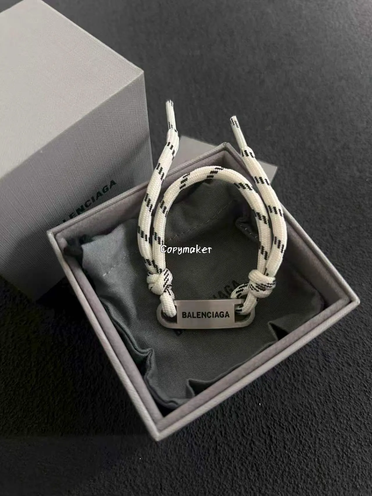 【現貨】巴黎 BLC 鐵牌字母logo 手鏈手環手繩 經典款 三色