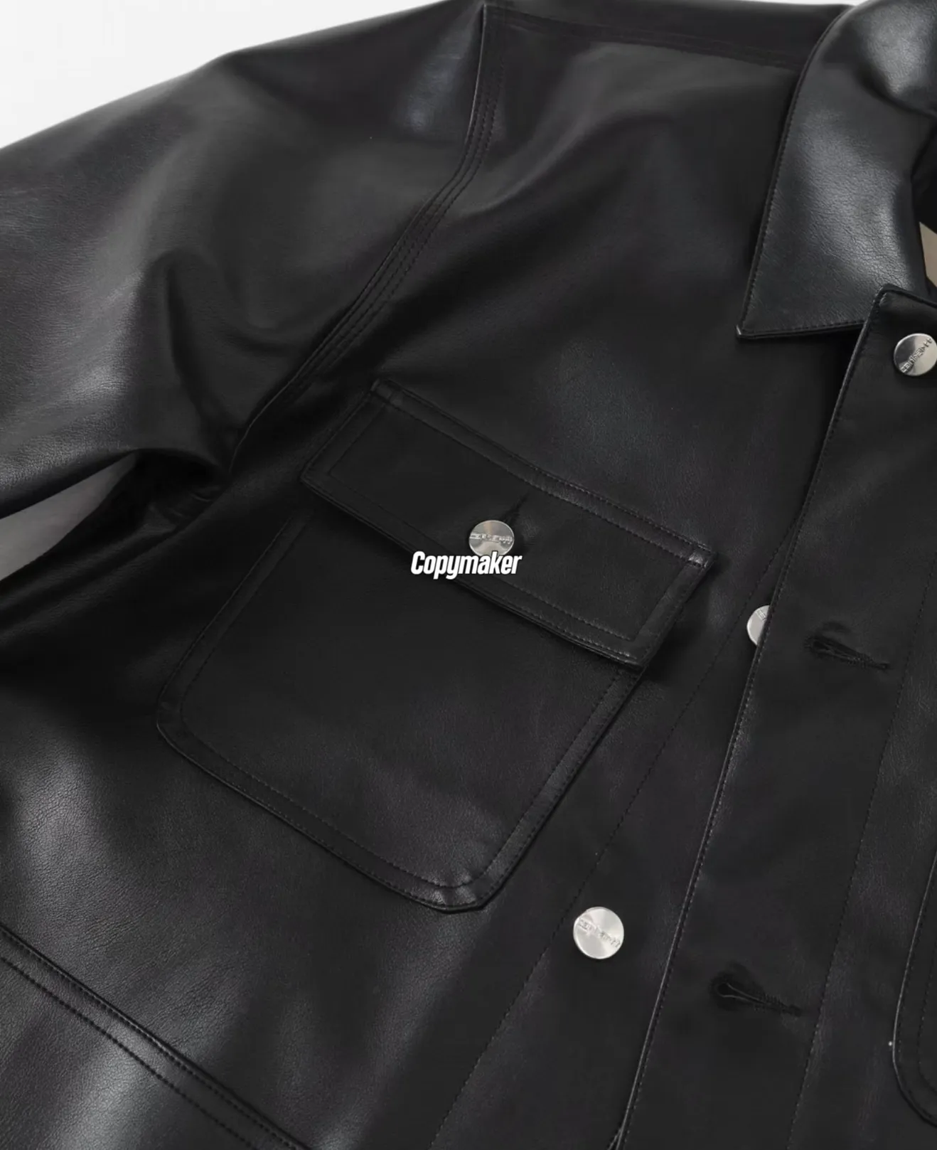 【預售】【特價】Carhartt WIP SS25 Michigan Jacket 人造皮皮革多口袋衝鋒衣夾克外套皮衣