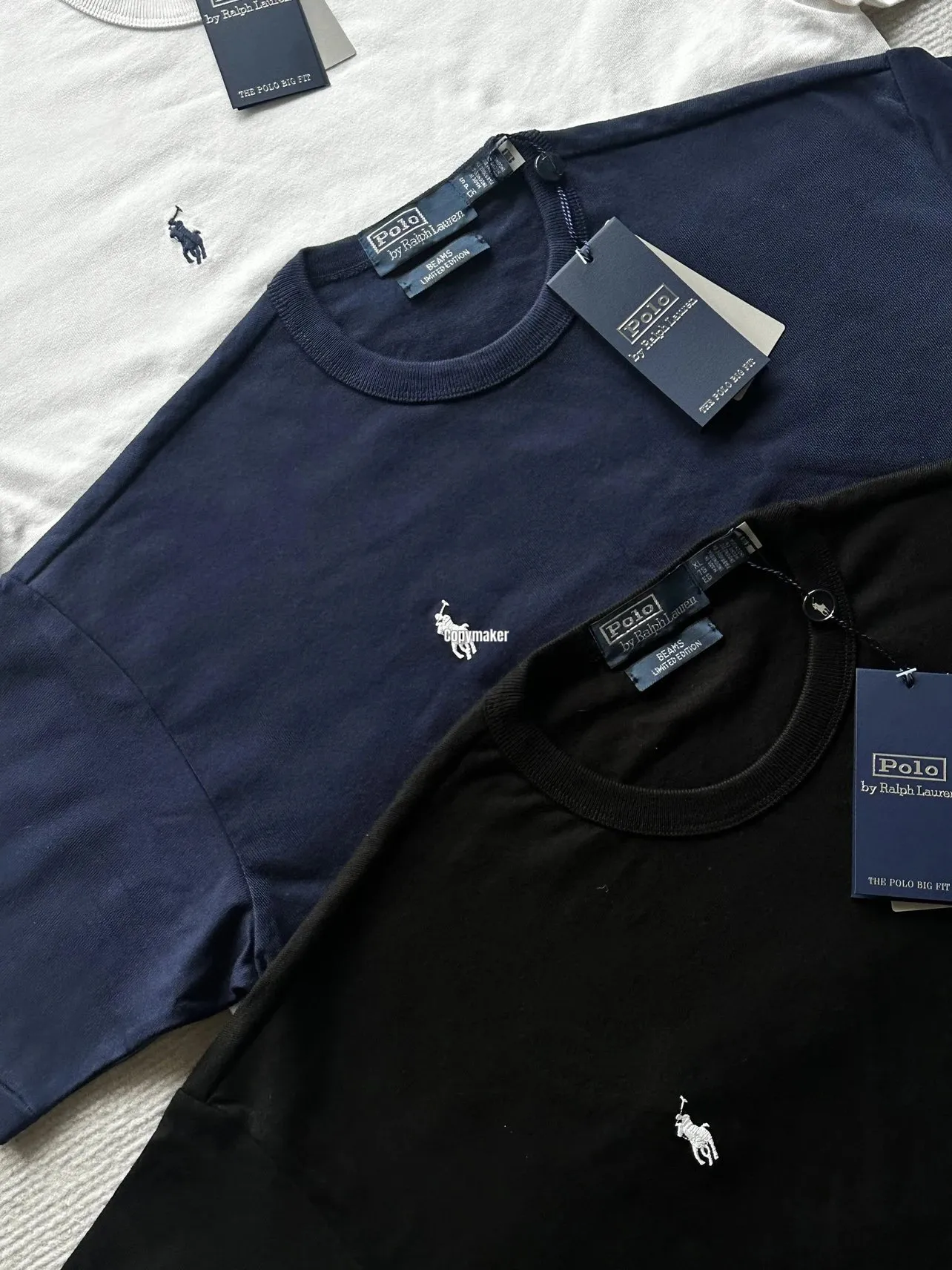 【預售】Ra1ph Lauren Polo x BEAMS 聯名 小馬刺繡 簡約素色 短袖T恤 三色