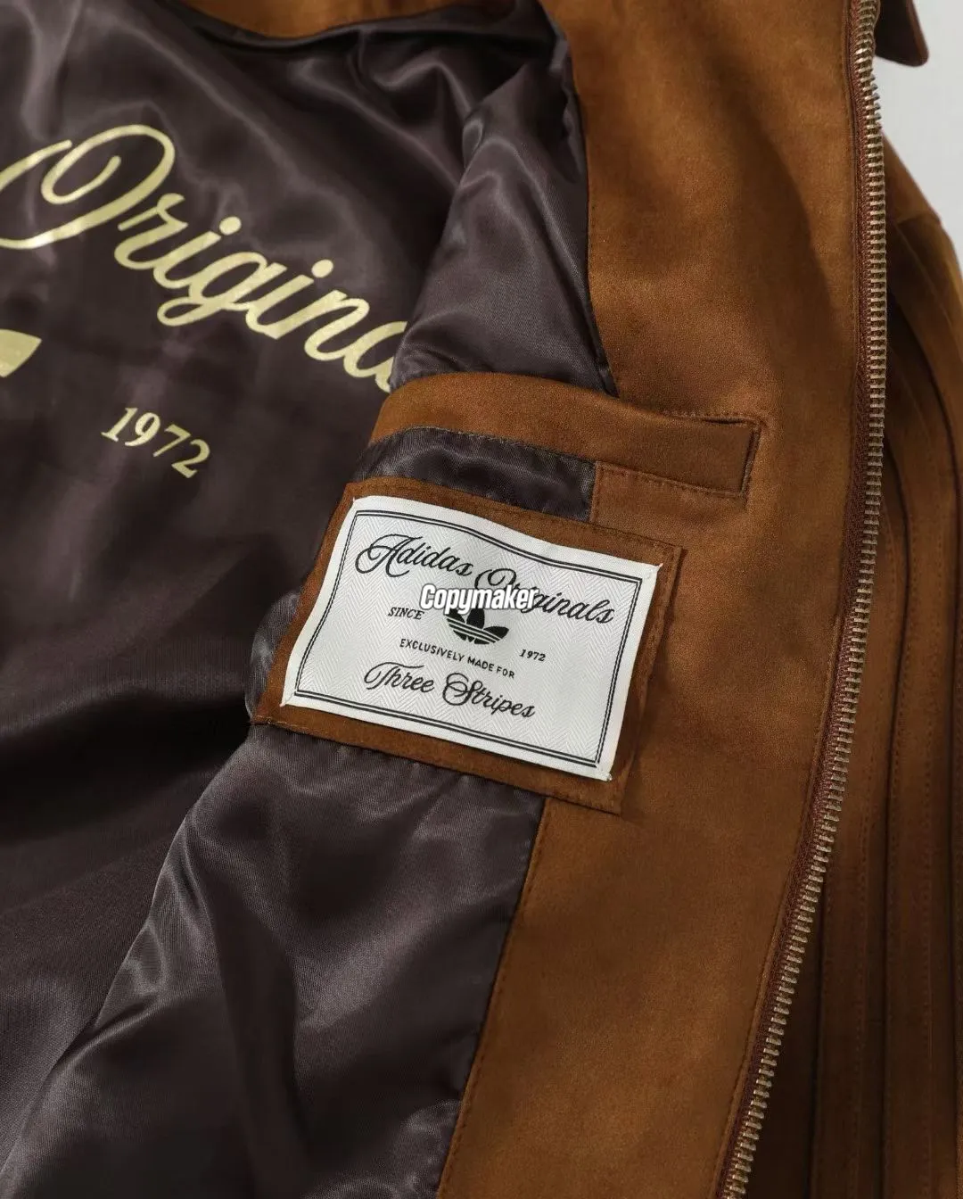 【預售】AD originals 26SS Leather Jacket 復古條紋 麂皮拉鍊夾克外套