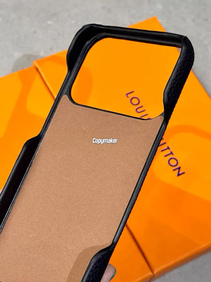 【預售】1V 經典老花 帆布拼小牛皮 手機殼保護殼保護套 蘋果 iphone 13-17