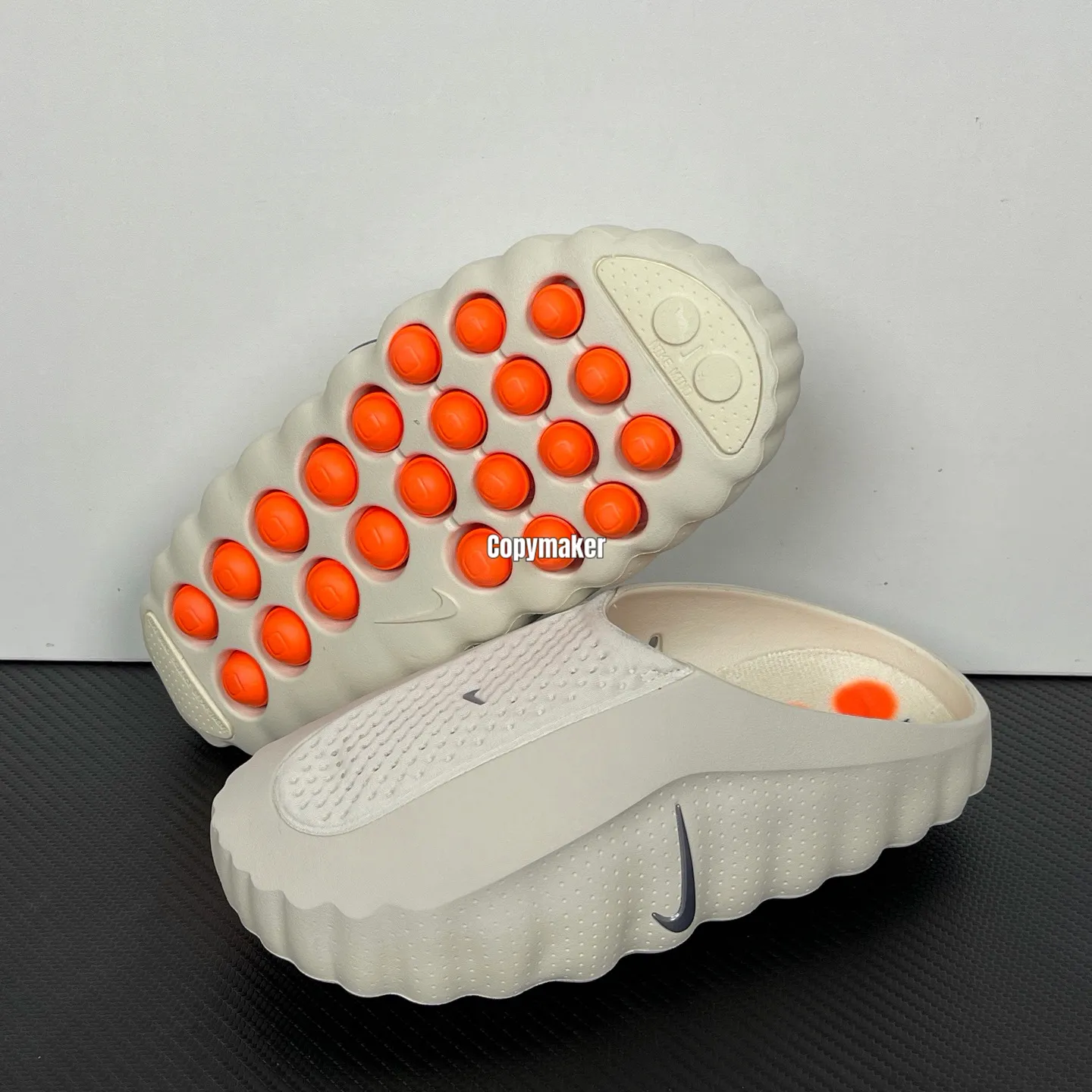 【618新品】 NK Mind 001 復古減震 包頭拖鞋懶人鞋休閒鞋運動鞋 米白/銅蝕棕橙