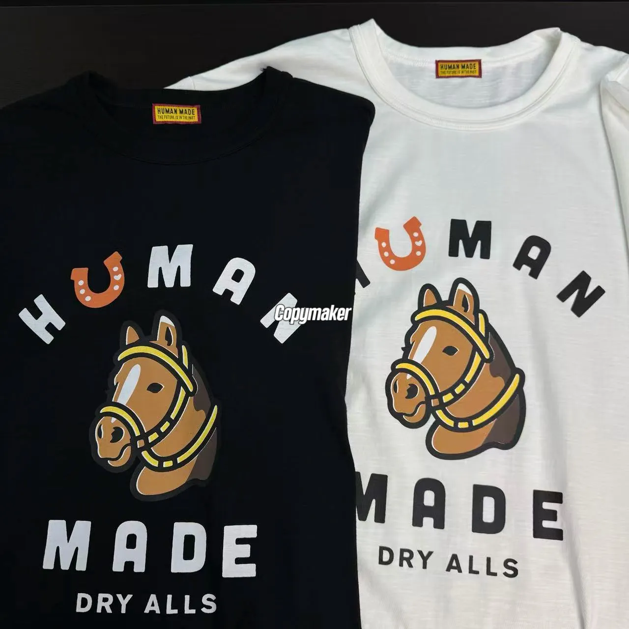 【預售】Human Made 26SS 馬年限定 生肖主題系列 馬頭印花 竹節棉 短袖T恤 黑/白