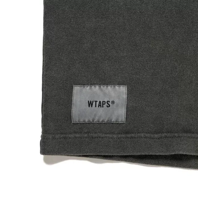 【預售】WTAPS FW25 SIGN-OD LS 重磅水洗後背刺繡字母 簡約素色短袖T恤 二色