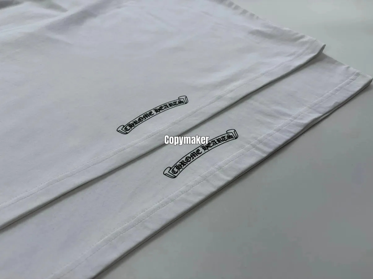 【618新品】【過驗】Chrome Hearts 26SS 捲軸梵文 口袋 短袖T恤 CH克羅心 黑色/白色