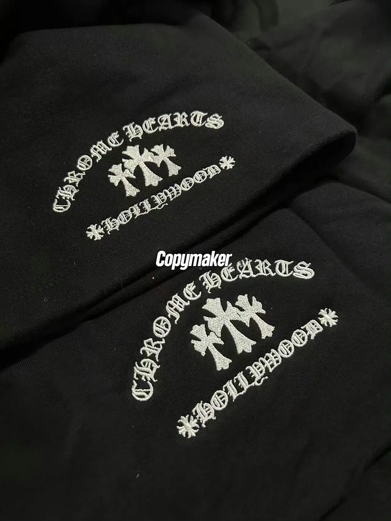 【現貨】Chrome Hearts 24FW 三十字架刺繡字母logo 重磅純棉短褲休閒褲 CH克羅心