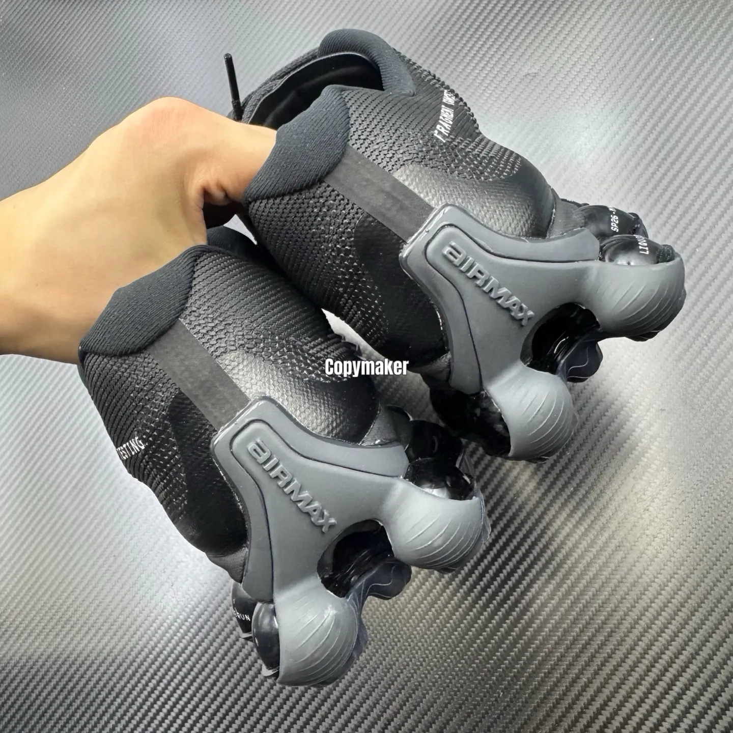 【618新品】 NK x Fragment AIR LIQUID MAX 復古減震氣墊慢跑鞋休閒鞋運動鞋 黑色