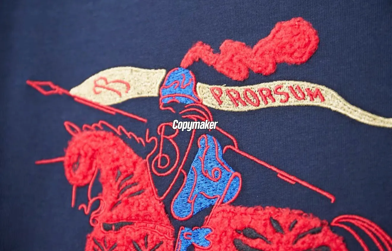 【預售】BR 26SS 馬年限定植絨印花騎士logo 毛巾刺繡 短袖T恤 藏青
