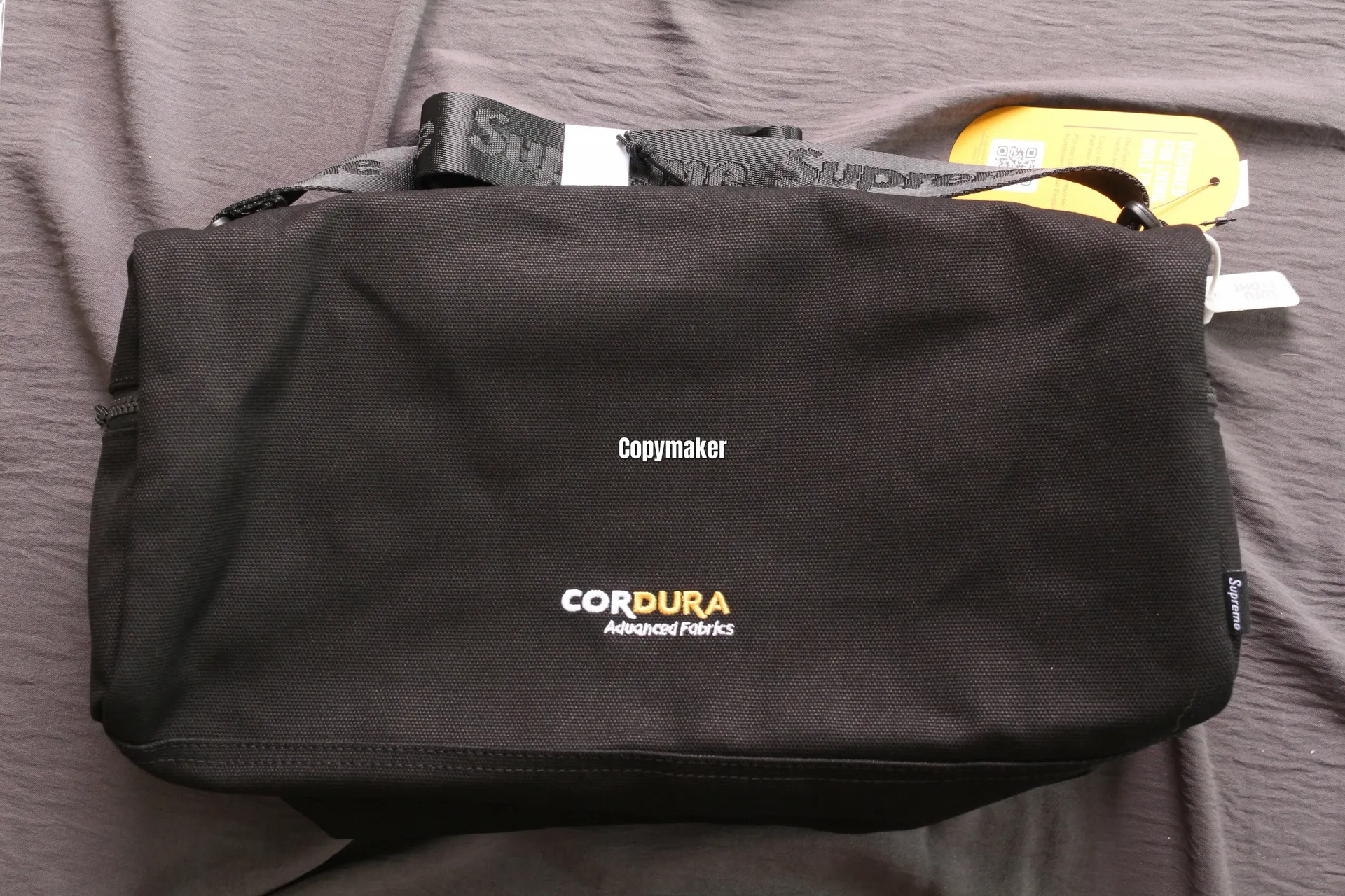 【現貨】【過驗】Sup 25SS Utility Bag Cordura  圓筒包水桶包斜背包肩背包腰包小包 黑色