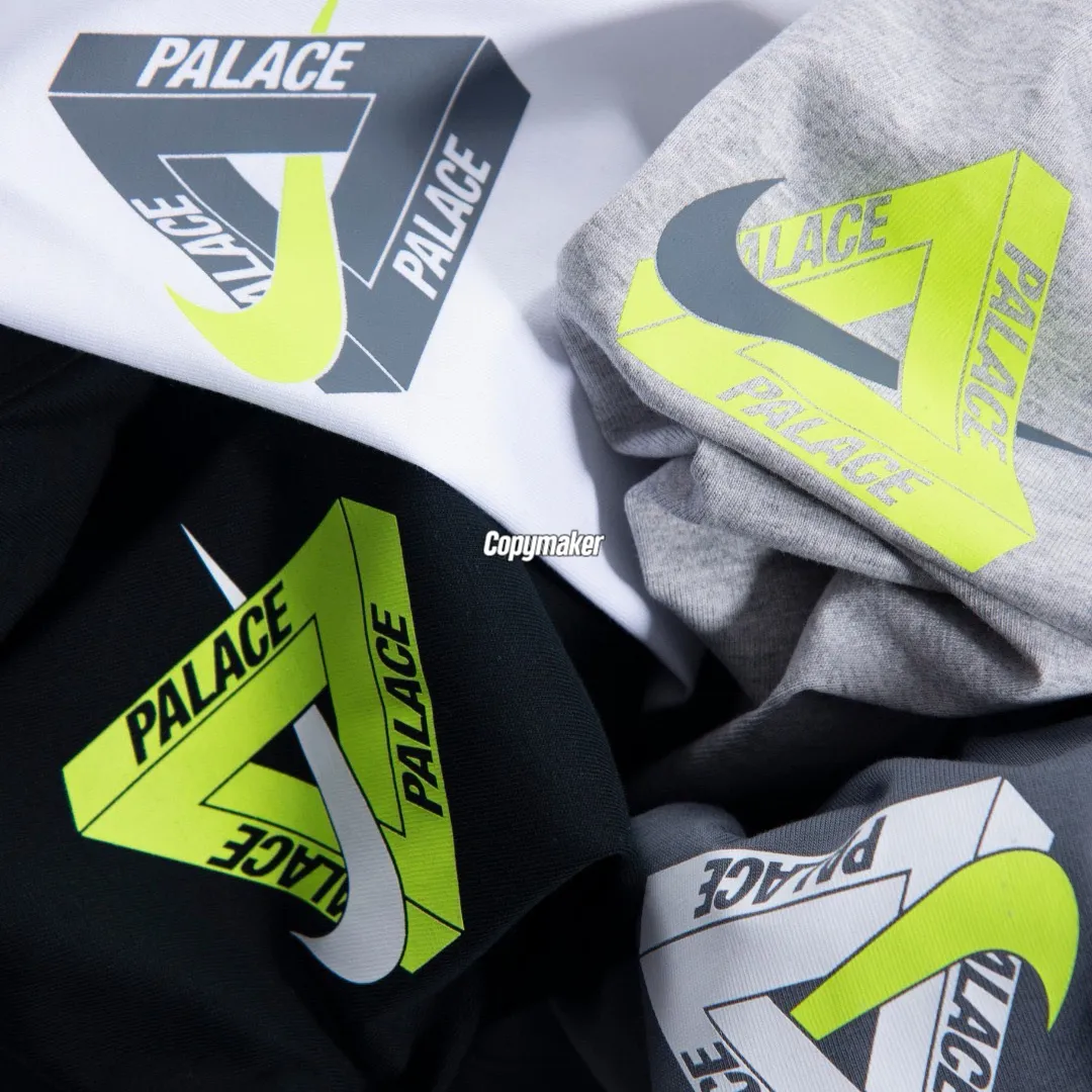 【預售】PALACE x NK 26SS 聯名 鉤子三角形重疊印花 後背大印花 短袖T恤 四色