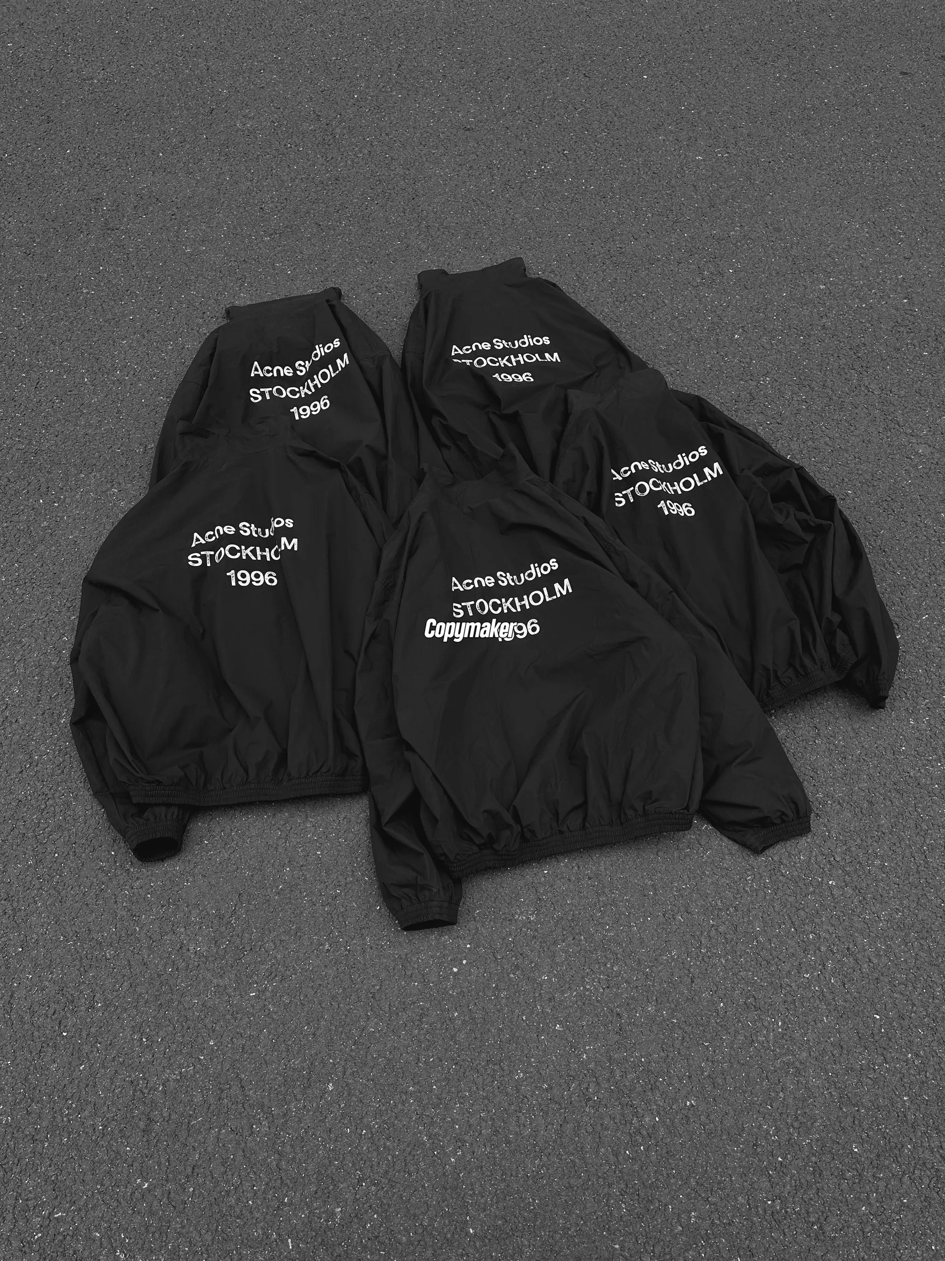 【現貨】Acne Studios 26SS Logo Zipper Jacket 小標logo做舊復古外套夾克風衣衝鋒衣