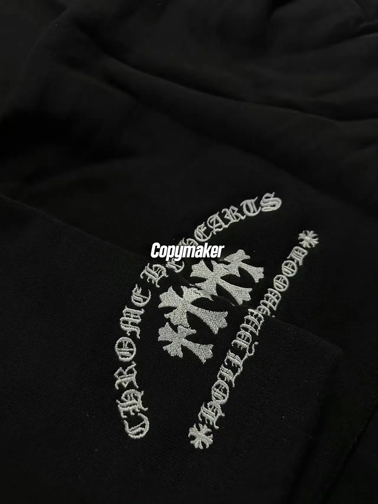 【現貨】Chrome Hearts 24FW 三十字架刺繡字母logo 重磅純棉短褲休閒褲 CH克羅心