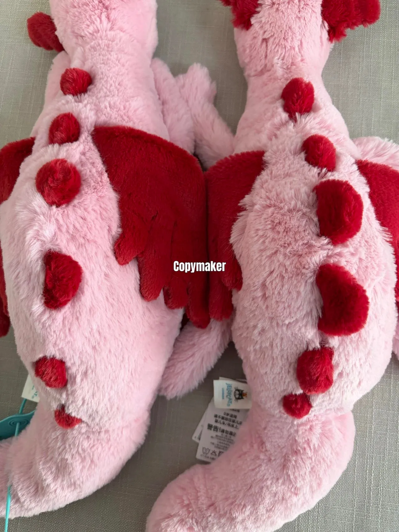 【預售】【過驗】Jellycat Sky Dragon 神話動物系列 緋心龍 安撫玩偶娃娃生日禮物 50cm