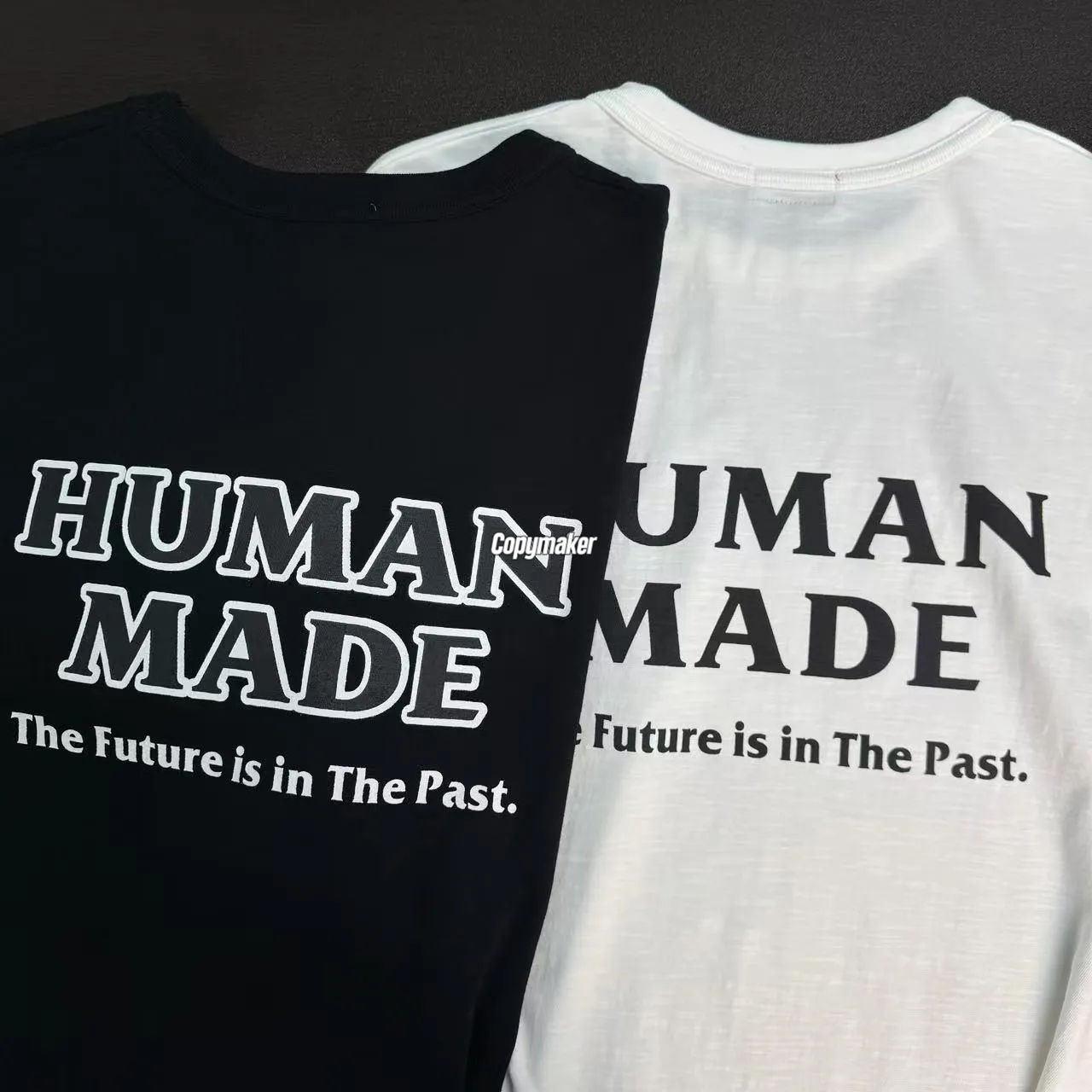 【預售】Human Made x Red Wing 26SS 聯名 胸口小印花後背字母 竹節棉 短袖T恤 黑/白