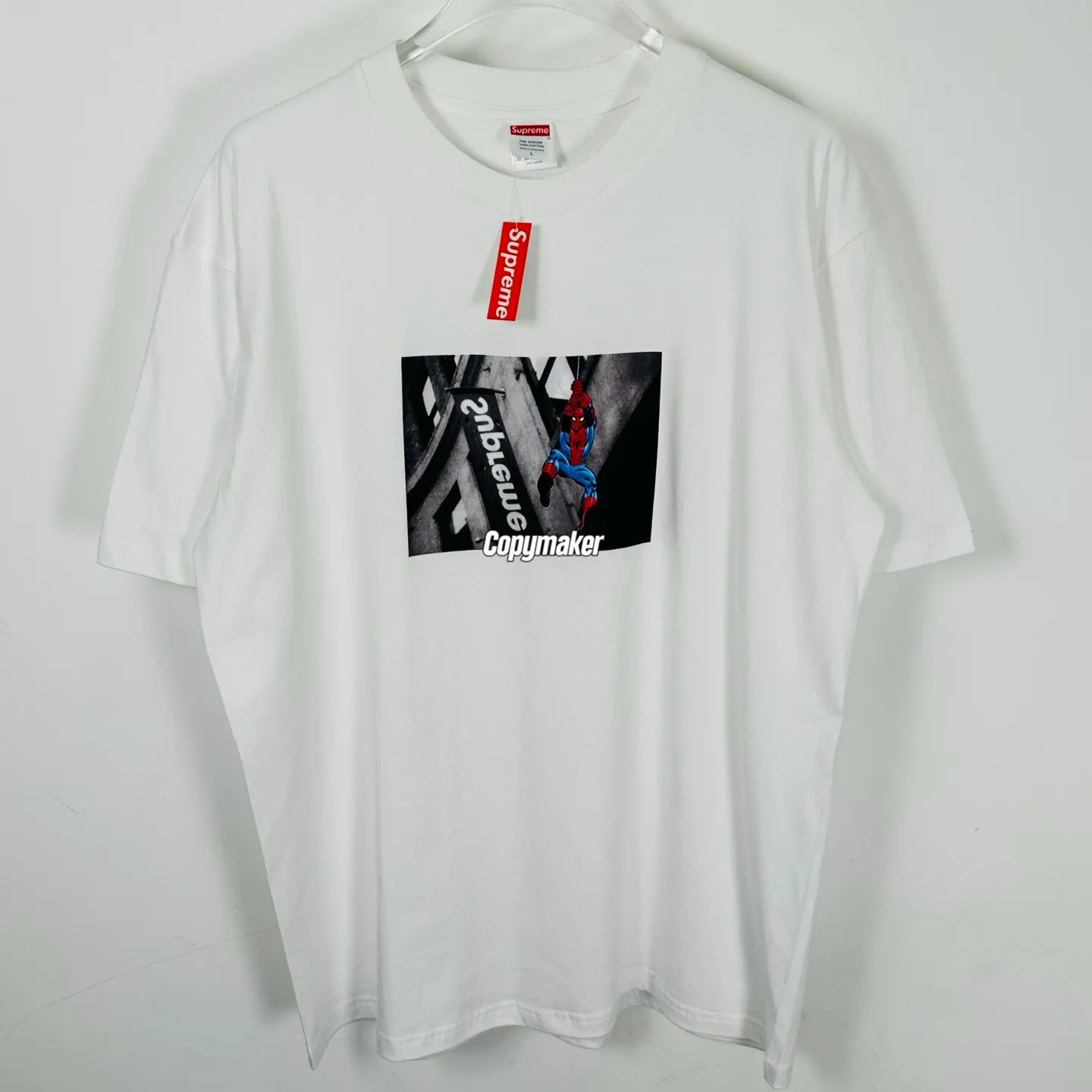 【預售】Sup SS26 WEEK1 Spider-Man Tee 蜘蛛人人物圖像短袖T恤 黑/白