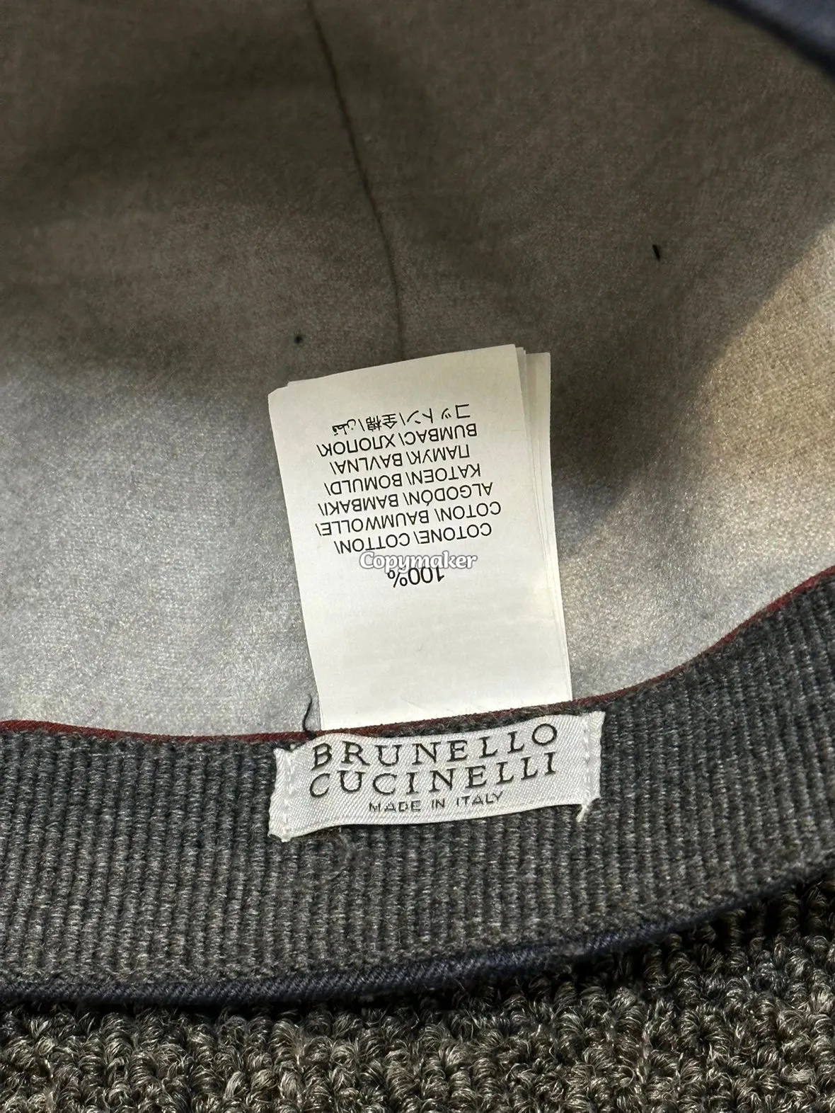 【預售】【過驗】Brunello Cucinelli 徽章字母刺繡 老帽鴨舌帽帽子棒球帽 BC 深藍色