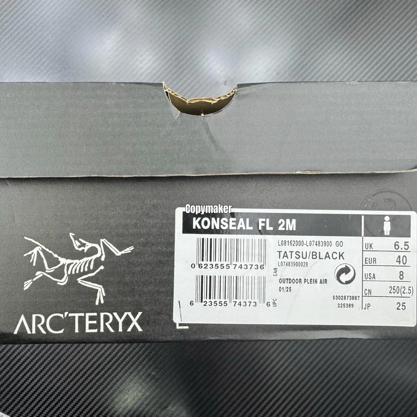 【618新品】 ARC'TERYX KONSEAL FL 2 始祖鳥 户外機能鞋復古慢跑鞋休閒鞋運動鞋 黑色