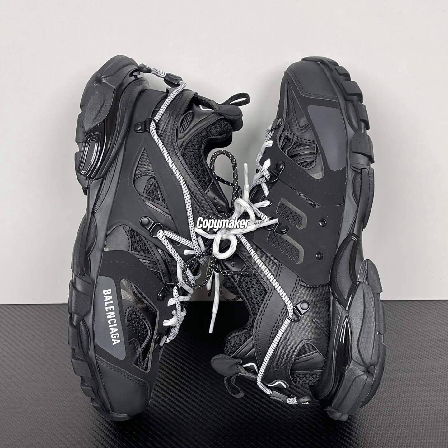 【預售】巴黎 BLC Track 三代 綁帶機能復古老爹鞋休閒鞋 黑色