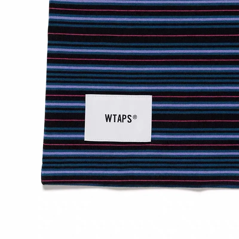 【618新品】WTAPS SS26 BDY 01 拼色條紋 後背小刺繡logo 重磅簡約短袖T恤 二色
