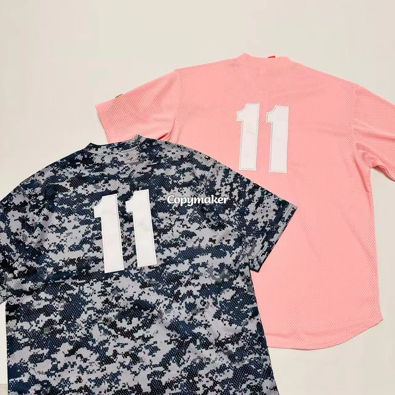 【預售】Sup SS25 WEEK1 S logo Baseball Henley 亨利領網眼刺繡logo球衣棒球服短袖T恤 四色