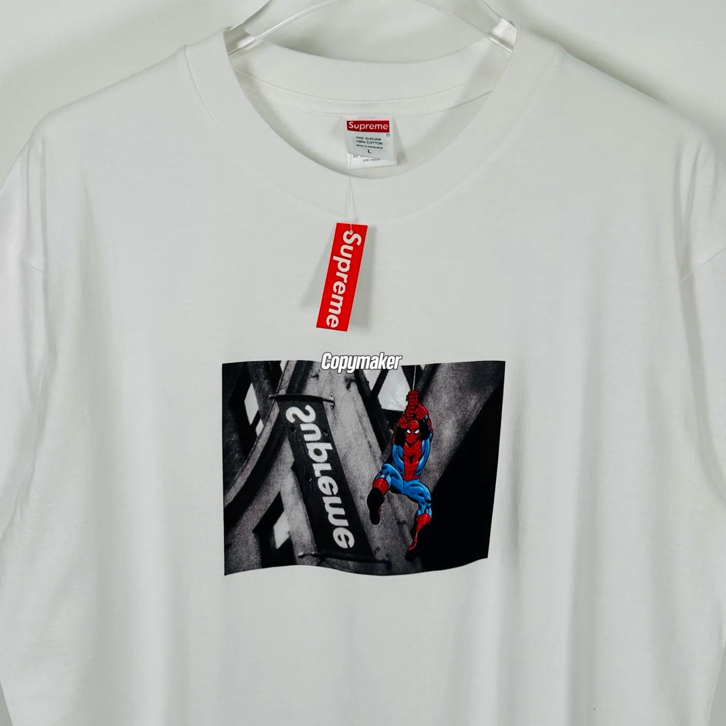 【預售】Sup SS26 WEEK1 Spider-Man Tee 蜘蛛人人物圖像短袖T恤 黑/白