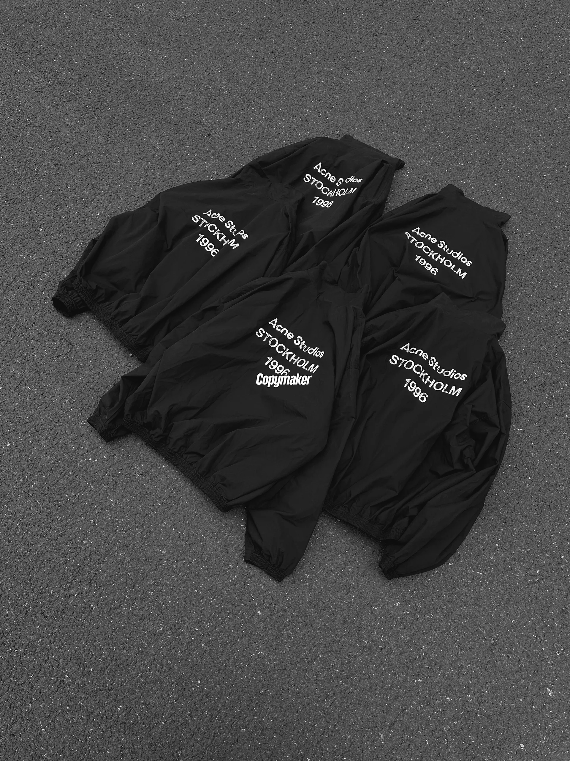 【現貨】Acne Studios 26SS Logo Zipper Jacket 小標logo做舊復古外套夾克風衣衝鋒衣