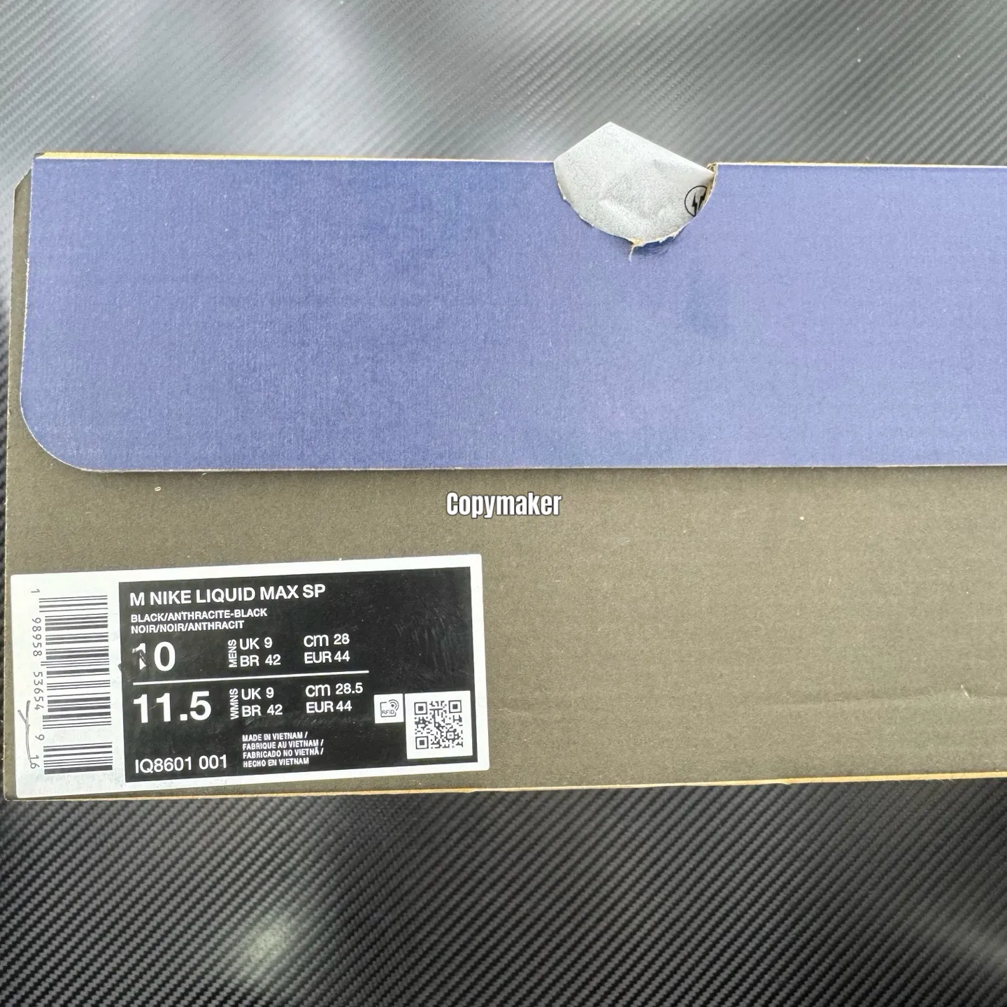 【618新品】 NK x Fragment AIR LIQUID MAX 復古減震氣墊慢跑鞋休閒鞋運動鞋 黑色
