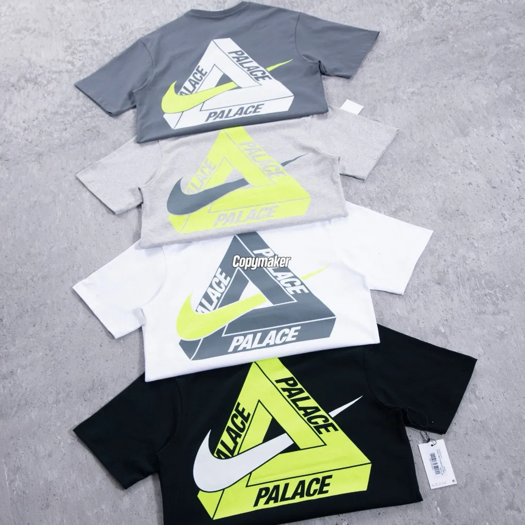 【預售】PALACE x NK 26SS 聯名 鉤子三角形重疊印花 後背大印花 短袖T恤 四色