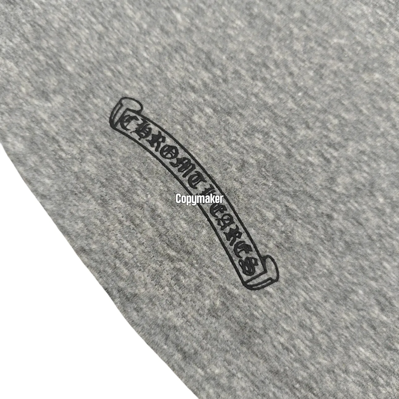 【預售】Chrome Hearts 25SS 胸前小字 後背寶劍印花 短袖T恤 CH克羅心 灰色