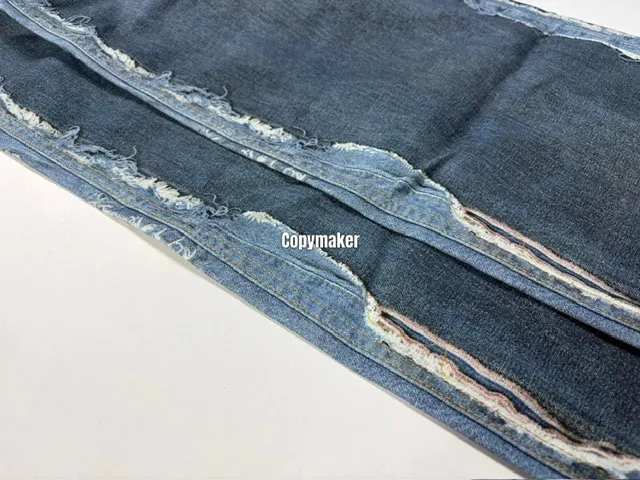 【預售】Acne Studios 26SS 破壞假兩件3D印花 牛仔褲工裝褲 1981M