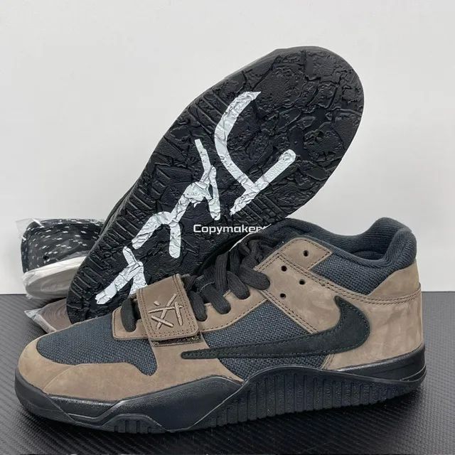 【預售】【新品優惠】Travis Scott x Jordan Jumpman Jack “Mocha” 聯名 復古籃球鞋休閒鞋 黑棕摩卡 倒鉤