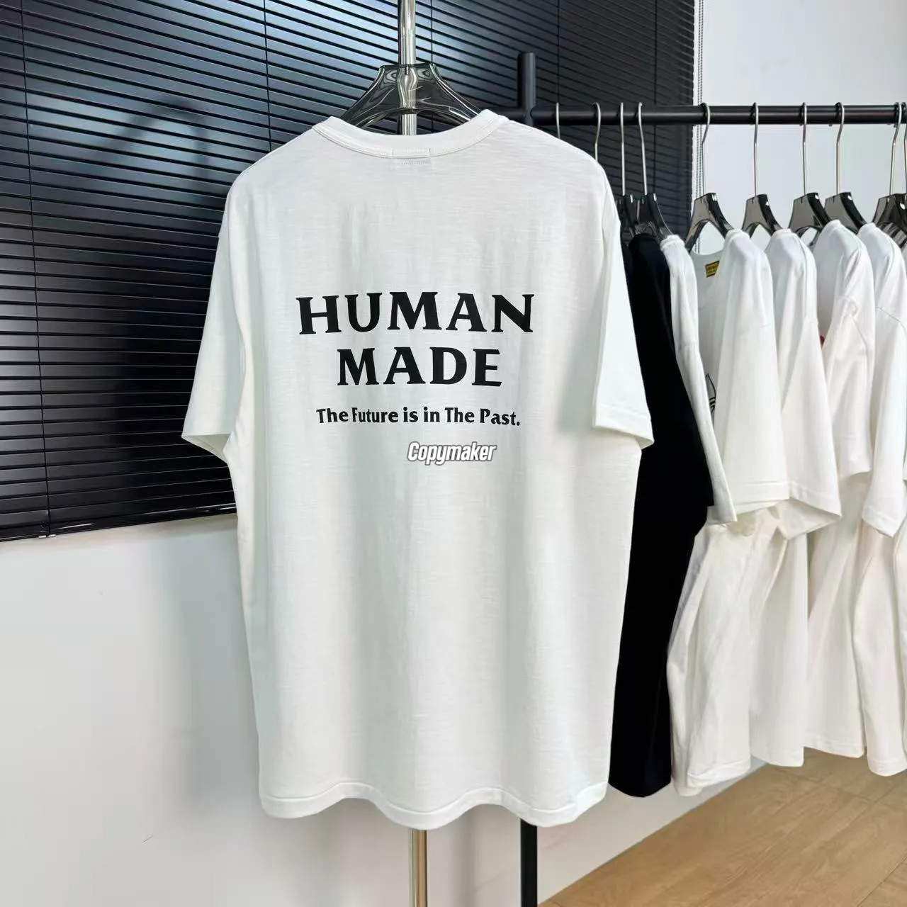 【預售】Human Made x Red Wing 26SS 聯名 胸口小印花後背字母 竹節棉 短袖T恤 黑/白