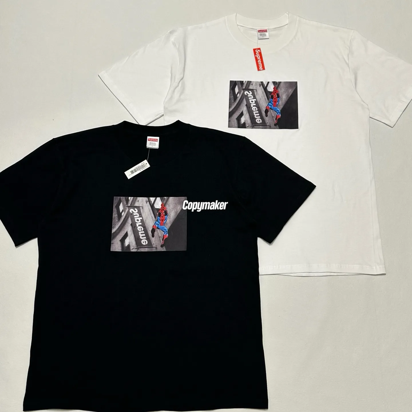 【預售】Sup SS26 WEEK1 Spider-Man Tee 蜘蛛人人物圖像短袖T恤 黑/白