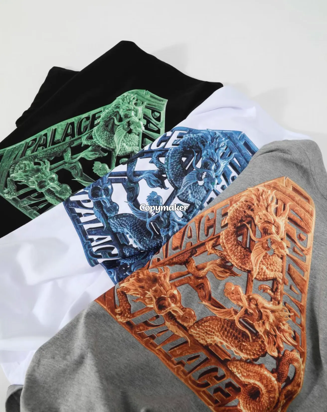 【預售】PALACE 26SS 南華足球俱樂部 香港限定 神龍後背大印花 短袖T恤 三色