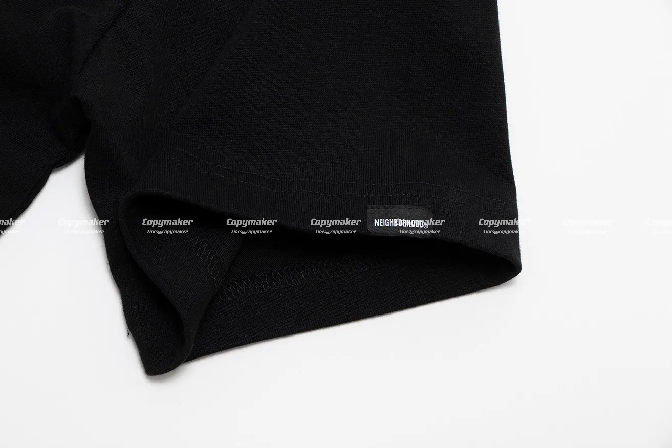 NEIGHBORHOOD x Yohji 23SS 聯名 山本耀司 NBHD 簽名標語骷髏 短袖T恤
