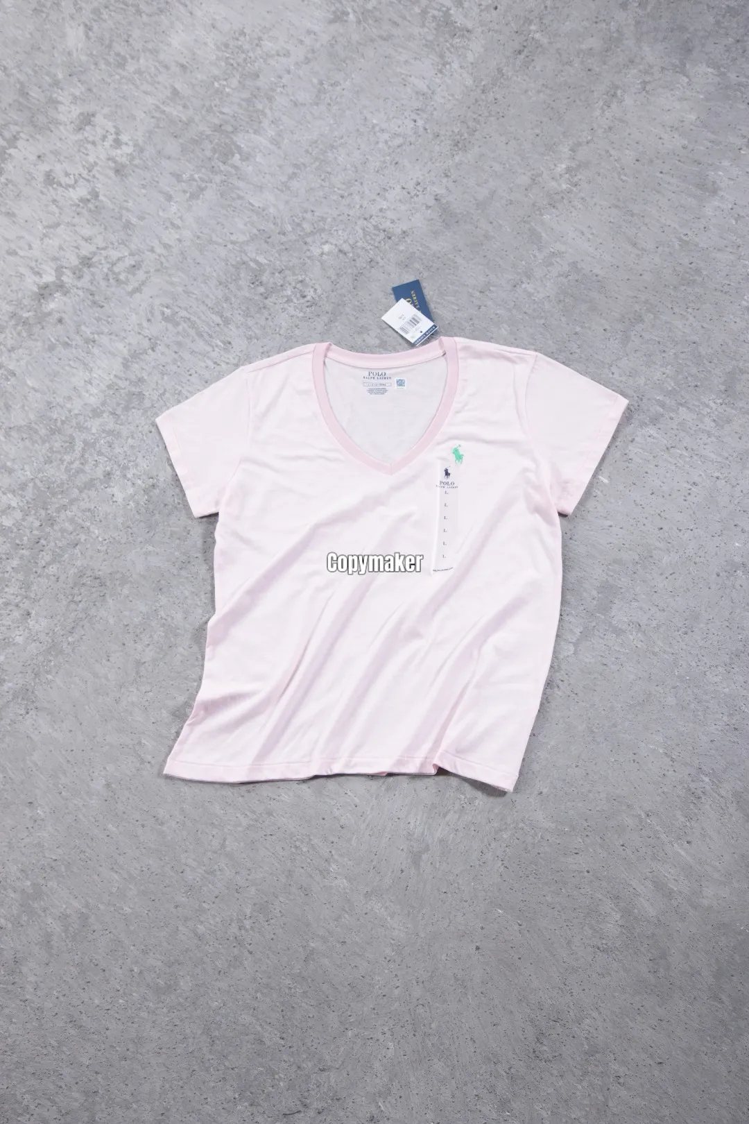 【618新品】Ra1ph Lauren Polo 小馬刺繡 簡約素色 V領短袖T恤 女款 六色