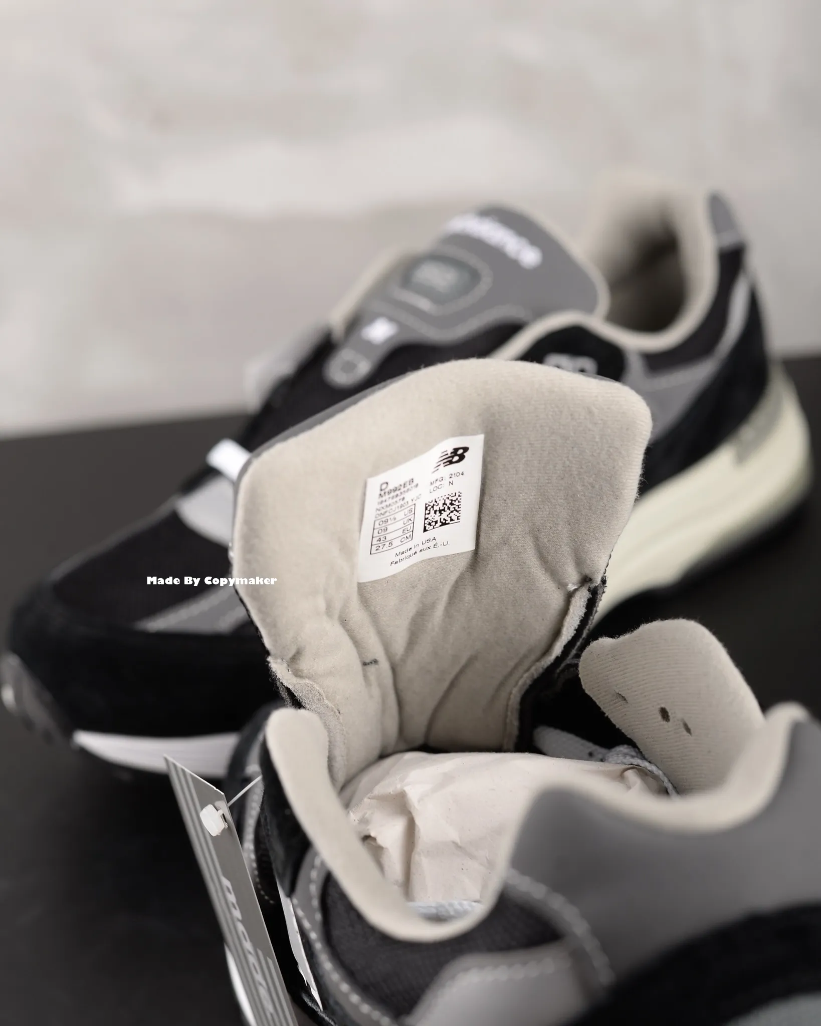 【預售】NB 992 黑灰 慢跑鞋 休閒鞋 M992EB
