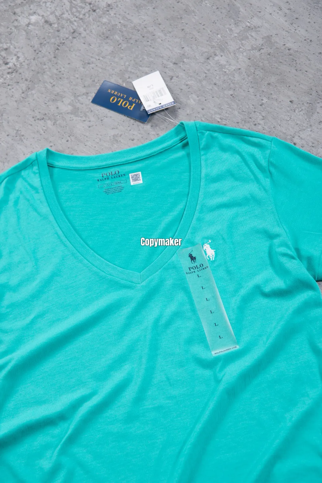 【618新品】Ra1ph Lauren Polo 小馬刺繡 簡約素色 V領短袖T恤 女款 六色